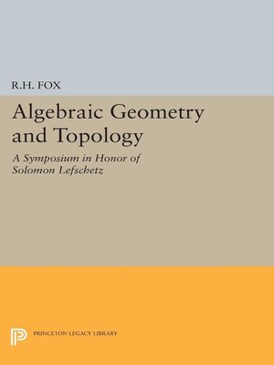 cover image of Algebraic Geometry and Topology